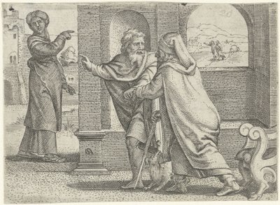 Rückkehr von Tobias (Geschichte von Tobias) von Cornelis Massijs