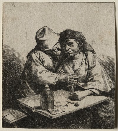 Das verliebte Paar von Cornelis Pietersz Bega