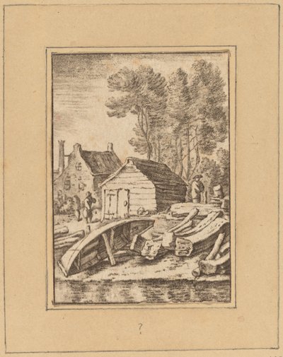Werft von Cornelis Ploos van Amstel after Herman Saftleven