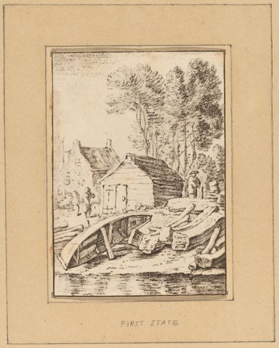 Werft von Cornelis Ploos van Amstel after Herman Saftleven