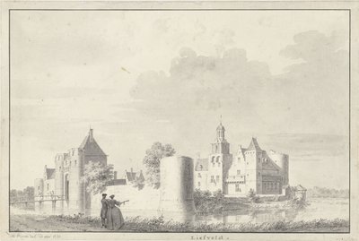 Schloss Liesveld bei Groot-Ammers in der Alblasserwaard von Cornelis Pronk