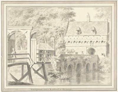 Vortor des Schlosses in Buren von Cornelis Pronk