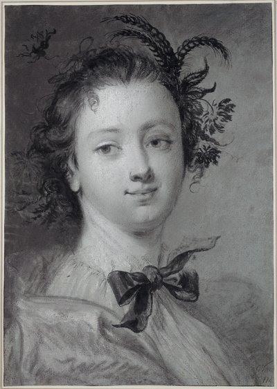 Junge Frau als Personifikation des Sommers von Cornelis Troost