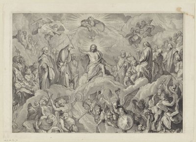 Das Jüngste Gericht (oberes Blatt) von Cornelis Visscher (II)