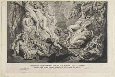 Jüngstes Gericht (untere Platte) von Cornelis Visscher (II)