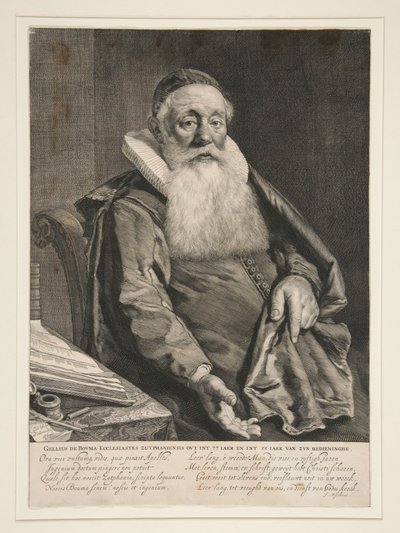 Gellius de Bouma, Prediger des Evangeliums in Zutphen von Cornelis Visscher