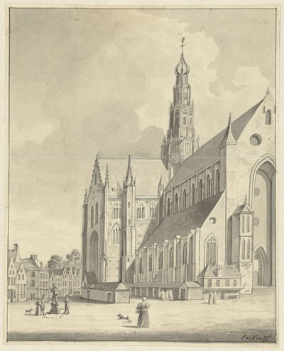 Die Sint-Bavo in Haarlem von Cornelis de Kruyff