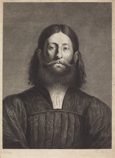 Giorgione Barbarelli von Cornelis van Dalen I, after Titian