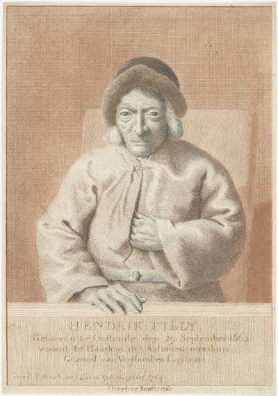 Porträt von Hendrik Tilly von Cornelis van Noorde
