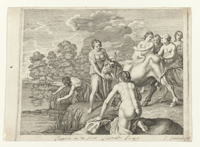 Jupiter entführt Europa von Cornelis van Poelenburch (possibly)