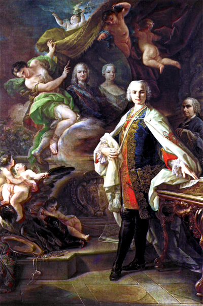 Porträt von Farinelli (1705-1782) von Corrado Giaquinto