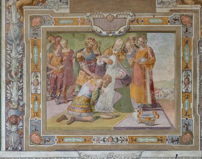 Der Zyklus der Taten von Gottfried von Bouillon bei der Eroberung Jerusalems, um 1589-94 von Cosimo Daddi