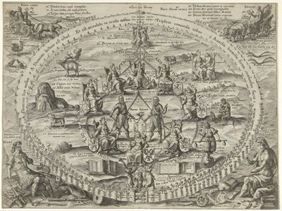 Allegorie auf die Verbundenheit innerhalb der Republik während des Waffenstillstands, 1609 von Crispijn van de Passe (I)