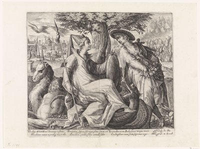 Asien von Crispijn van de Passe (I)