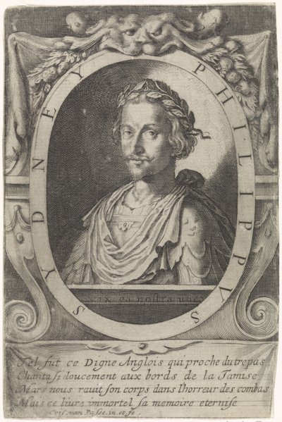 Porträt von Philip Sydney von Crispijn van de Passe (I)
