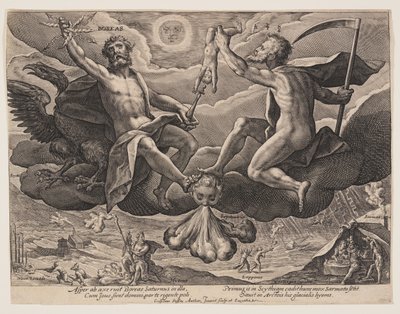 Boreas, aus Die Winde von Crispijn van de Passe I