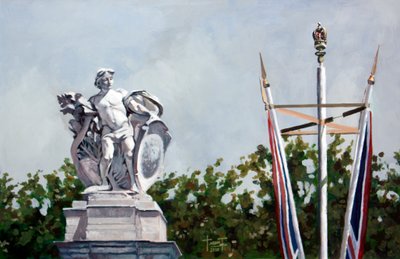 Schauend..., nahe Buckingham Palace von Cruz Jurado Traverso