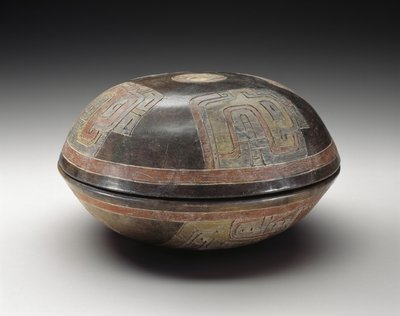 Doppelschale mit abstrakten Mustern, 900-200 v. Chr. von Culture Paracas