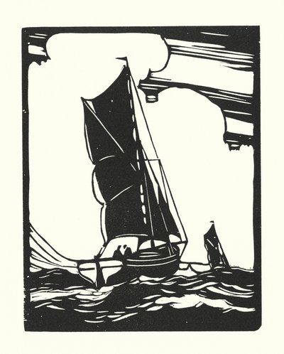 Fischerboote und Lastkähne: Leigh Bawley von Cyril A. Wilkinson