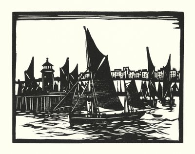Fischerboote und Lastkähne: Ramsgate Trawler von Cyril A. Wilkinson