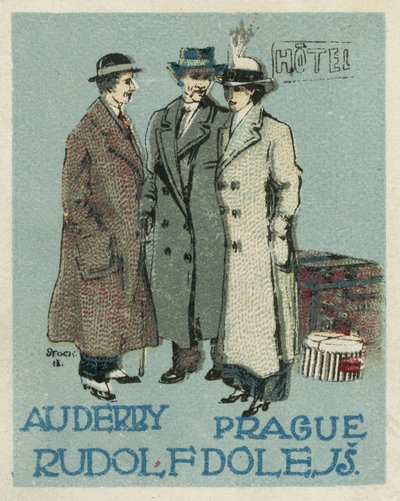 Au Derby Rudolf Dole Mode, Prag von Czech School