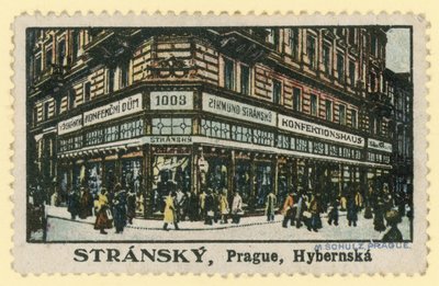 Stransky Konditorei, Hybernska Straße, Prag von Czech School