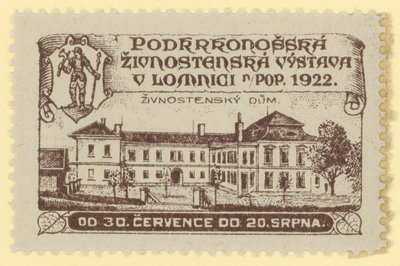 Handelsausstellung, Lomnica, Tschechoslowakei, 1922 von Czech School