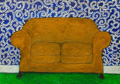 Gemütliches Wohnzimmer Sofa von Dale Hefer & Family