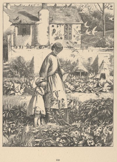 Die Inselbiene aus Wayside Posies: Original Poems of the Country Life, 1867 von Dalziel Brothers