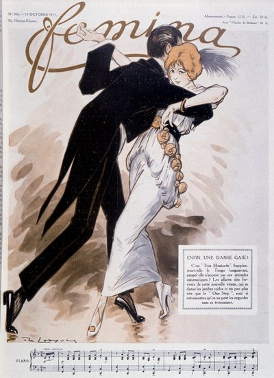 Paar tanzt den Tango von Daniel de Losques