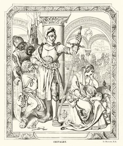 Ritterlichkeit von Daniel (after) Maclise