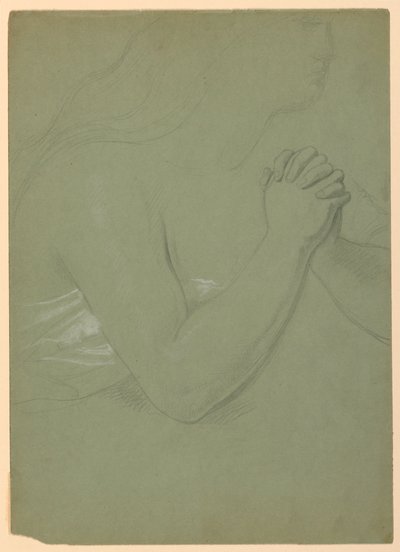 Studie für "Eine Magdalena", F, 1852 von Daniel Huntington
