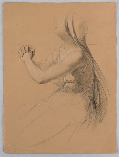 Studie für "Kommunion der t", 1844 von Daniel Huntington