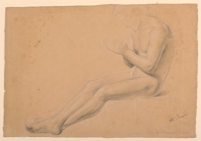 Studie für "Kommunion der Kranken", 1844–45 von Daniel Huntington
