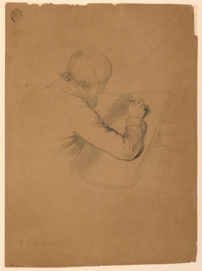 Studie für "Kommunion der Kranken", 1844–45 von Daniel Huntington