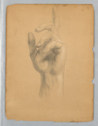 Studie für "Mercys Traum" von Daniel Huntington