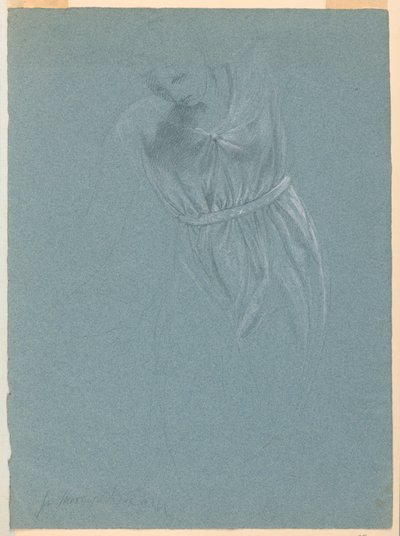 Studie für "Mercys Traum" von Daniel Huntington