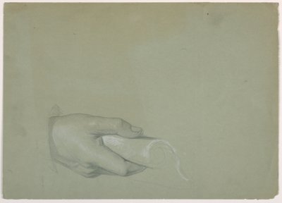 Zeichnung, Studie für "Steuergeld", 1852 von Daniel Huntington