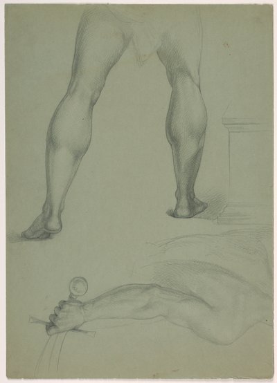 Zwei anatomische Studien, ca. 1850 von Daniel Huntington