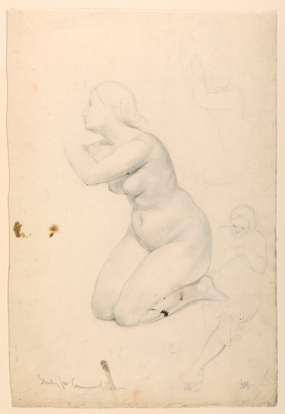 Figurenstudie für "Kommunion der Kranken" von Daniel Huntington