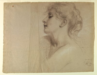 Mrs. Levicz als Frieden, Studie für "Gerechtigkeit und Frieden" von Daniel Huntington