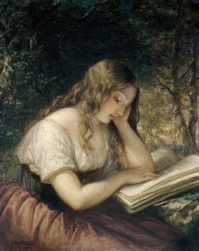 Studie in einem Wald von Daniel Huntington