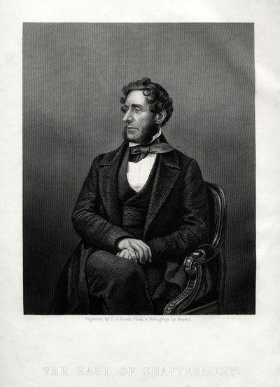 Anthony Ashley Cooper, 7. Earl of Shaftesbury, englischer Philanthrop, um 1880 von Daniel John Pound