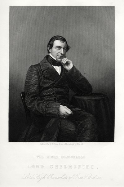 Frederic Thesiger, 1. Baron Chelmsford, englischer Jurist und Politiker, ca. 1880 von Daniel John Pound