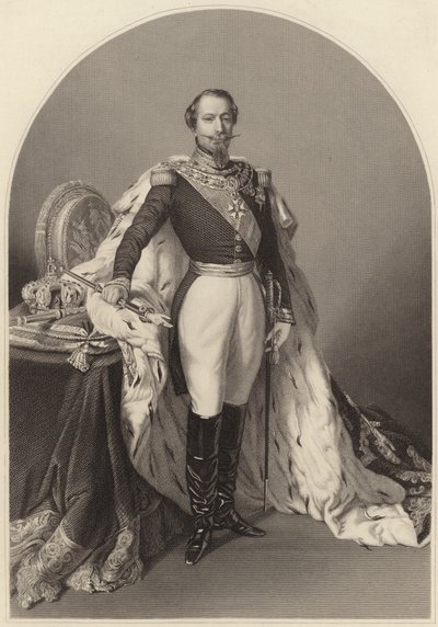 Louis-Napoleon Bonaparte (Gravur) von Daniel John. Pound