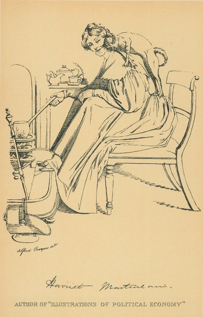 Miss Harriet Martineau von Daniel Maclise