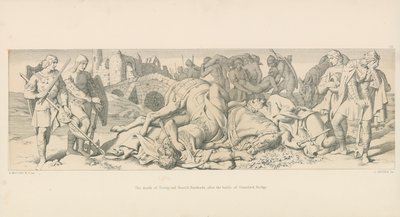 Der Tod von Tostig und Harald Hardrada nach der Schlacht von Stamford Bridge von Daniel Maclise