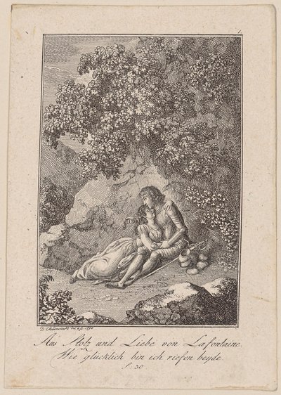 Aus Stolz und Liebe von Lafontaine von Daniel Nikolaus Chodowiecki