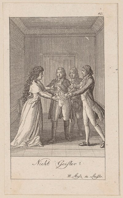 Blatt 10 zu Aug. von Kotzebues „Die Indianer in England“ von Daniel Nikolaus Chodowiecki
