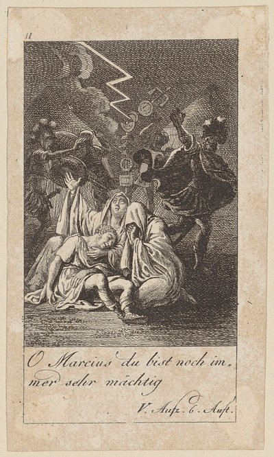Blatt 11 zu Shakespeares "Coriolan" von Daniel Nikolaus Chodowiecki